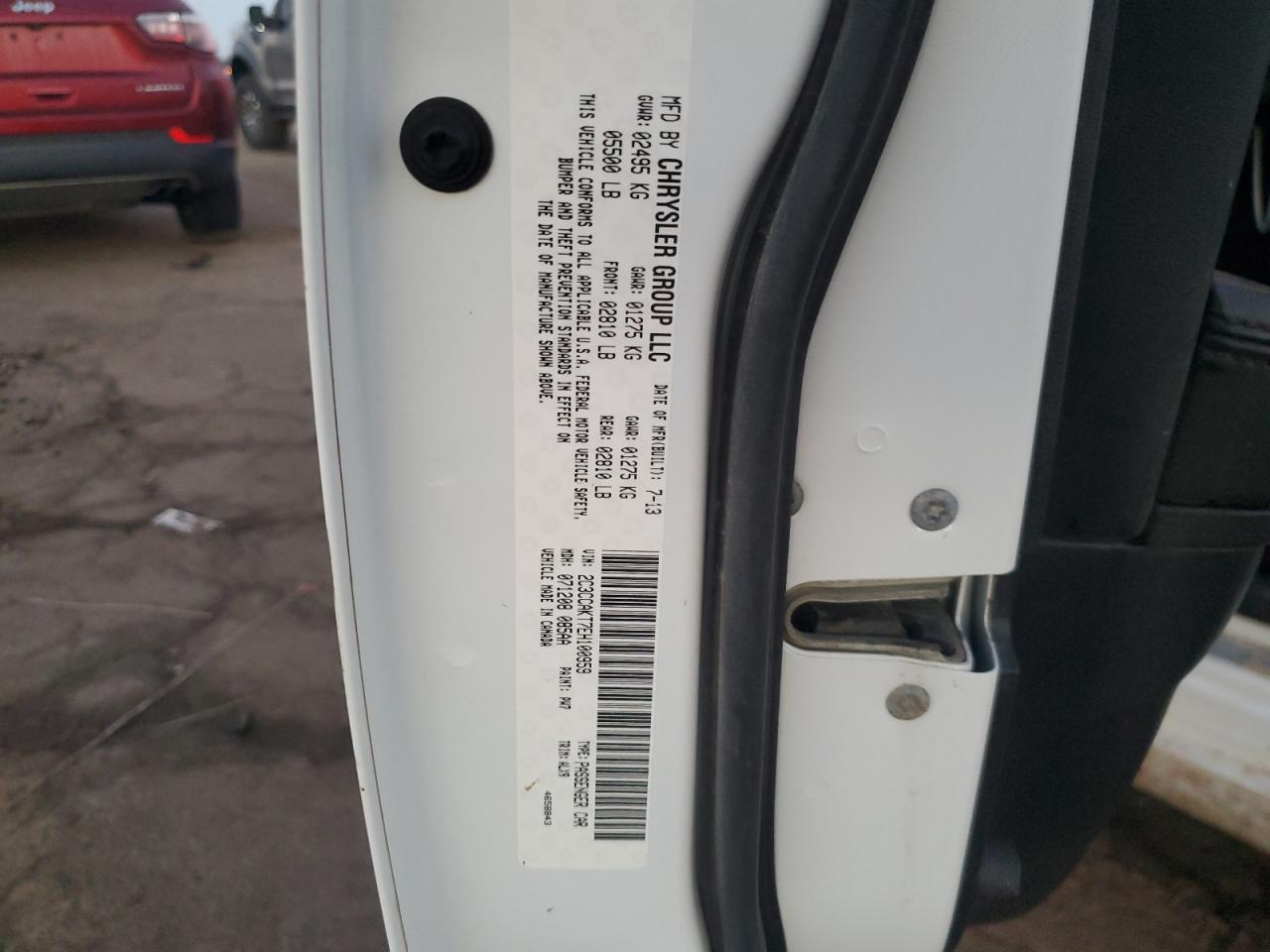 2014 Chrysler 300C VIN: 2C3CCAKT7EH100959 Lot: 81858975