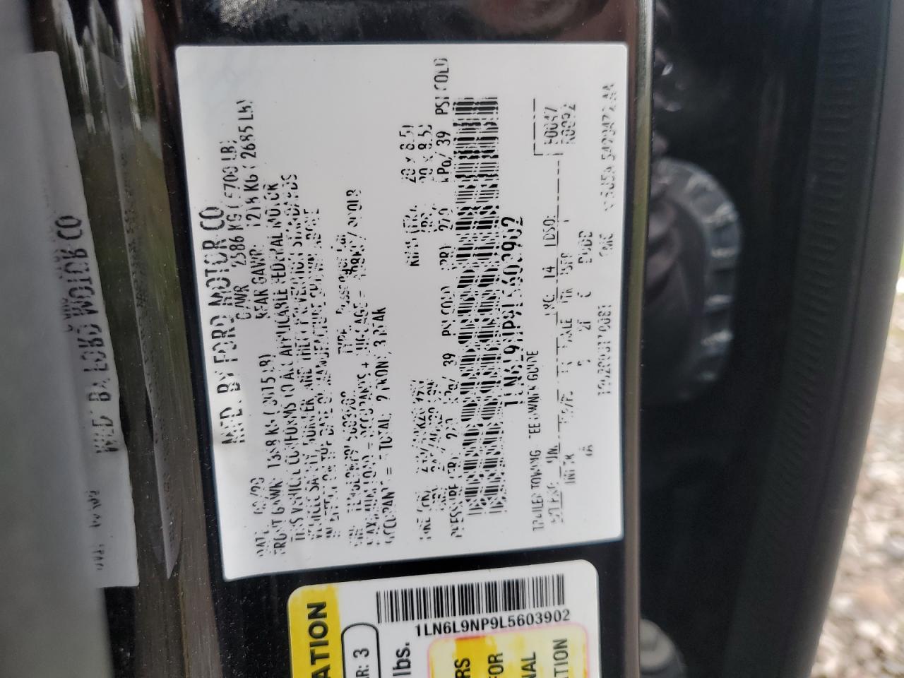 2020 Lincoln Continental Reserve VIN: 1LN6L9NP9L5603902 Lot: 82035555