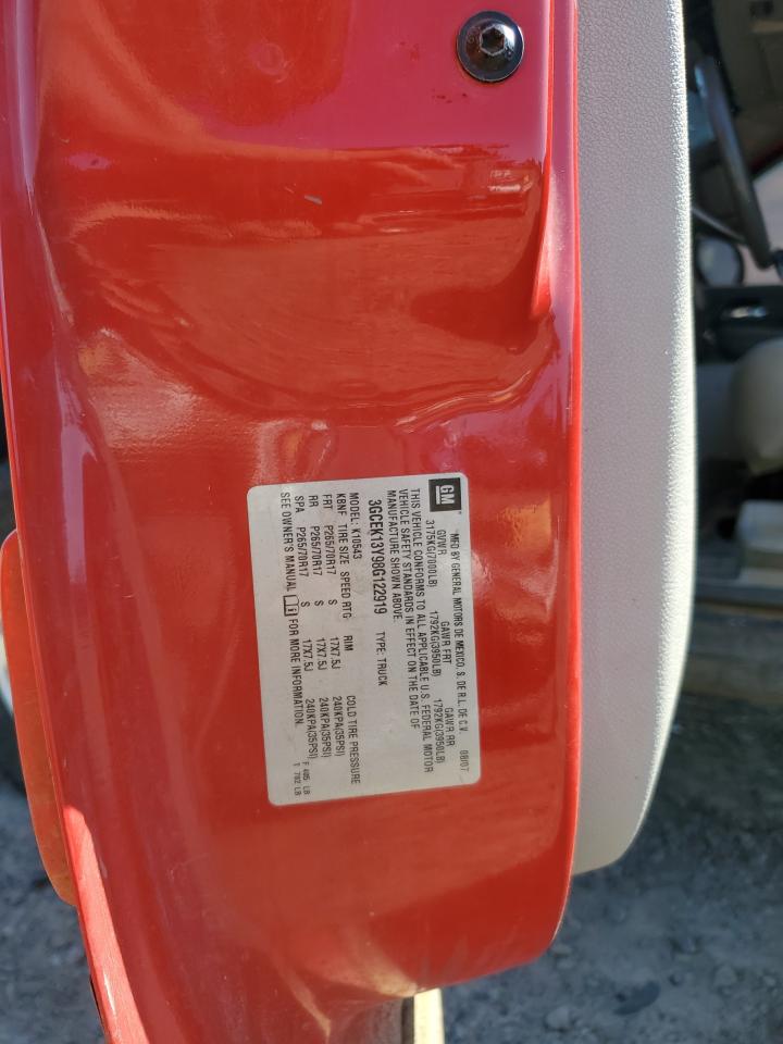 2008 Chevrolet Silverado K1500 VIN: 3GCEK13Y98G122919 Lot: 71872855