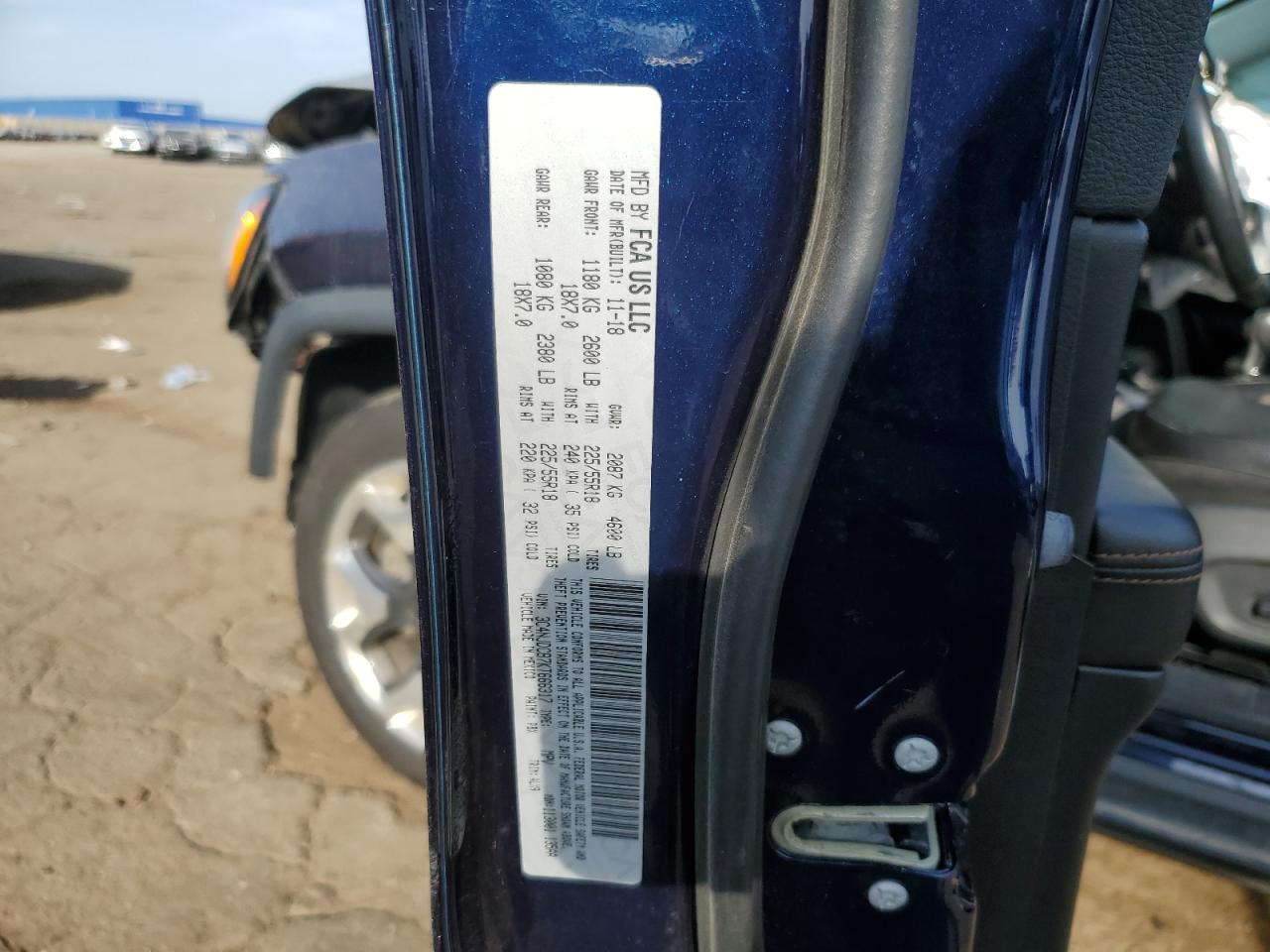 2019 Jeep Compass Limited VIN: 3C4NJDCB7KT666317 Lot: 80907025