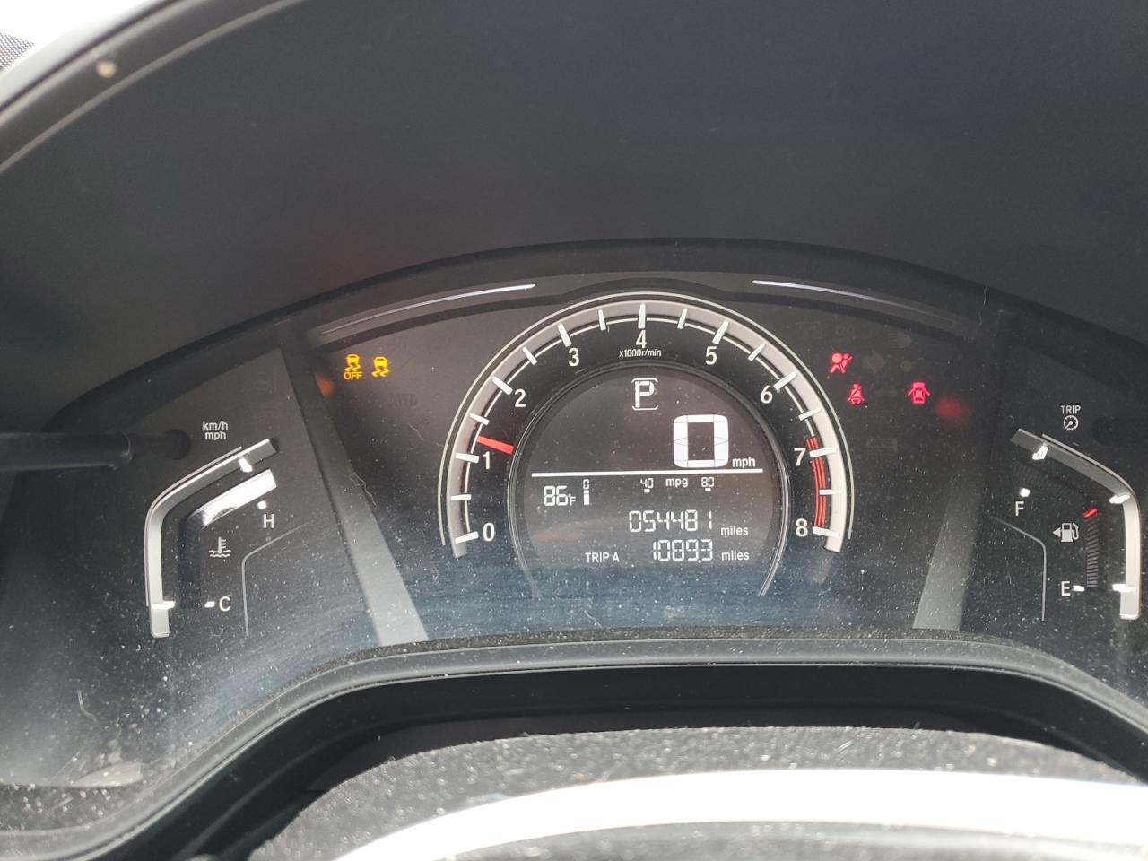 2019 Honda Cr-V Lx VIN: 5J6RW6H39KL000954 Lot: 81141725