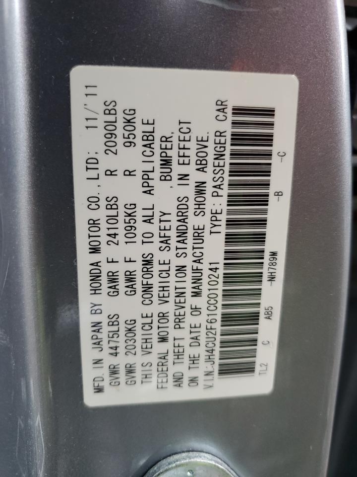 2012 Acura Tsx Tech VIN: JH4CU2F61CC010241 Lot: 84216145