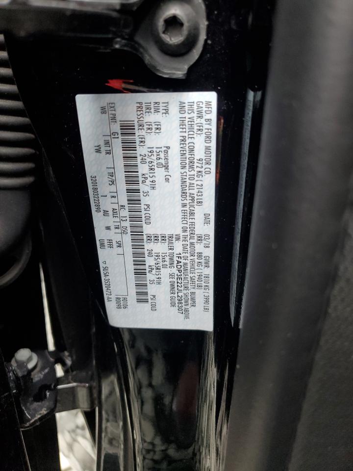 2018 Ford Focus S VIN: 1FADP3E22JL298307 Lot: 81083605