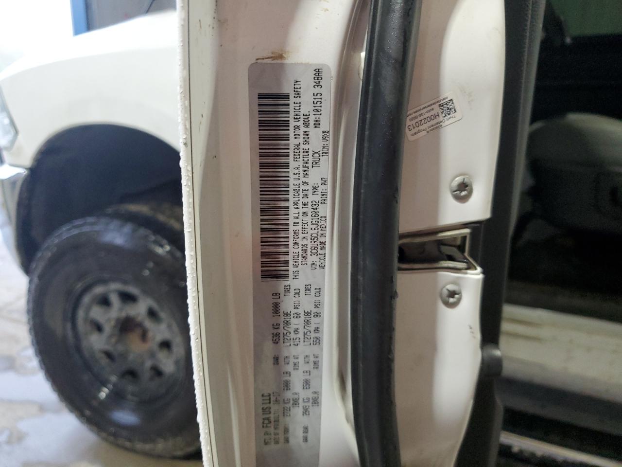 2018 Ram 2500 St VIN: 3C6UR5CL6JG160432 Lot: 81433085