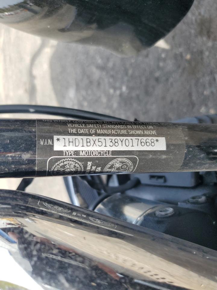 2008 Harley-Davidson Flstf VIN: 1HD1BX5138Y017668 Lot: 81496525