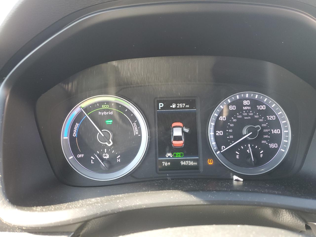 2019 Hyundai Sonata Hybrid VIN: KMHE34L37KA087642 Lot: 80378045