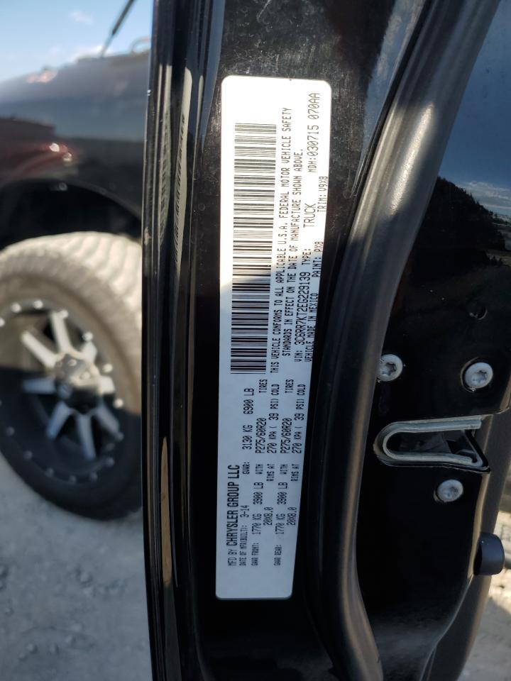 2014 Ram 1500 St VIN: 3C6RR7KT2EG229139 Lot: 83801395