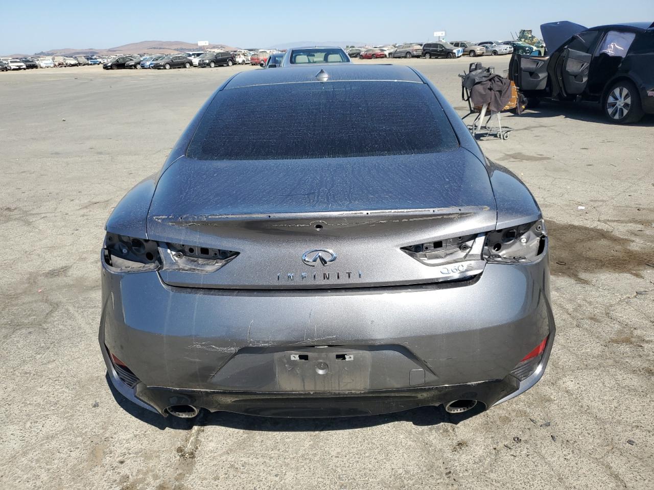 2018 Infiniti Q60 Red Sport 400 VIN: JN1FV7EK6JM530677 Lot: 81733295