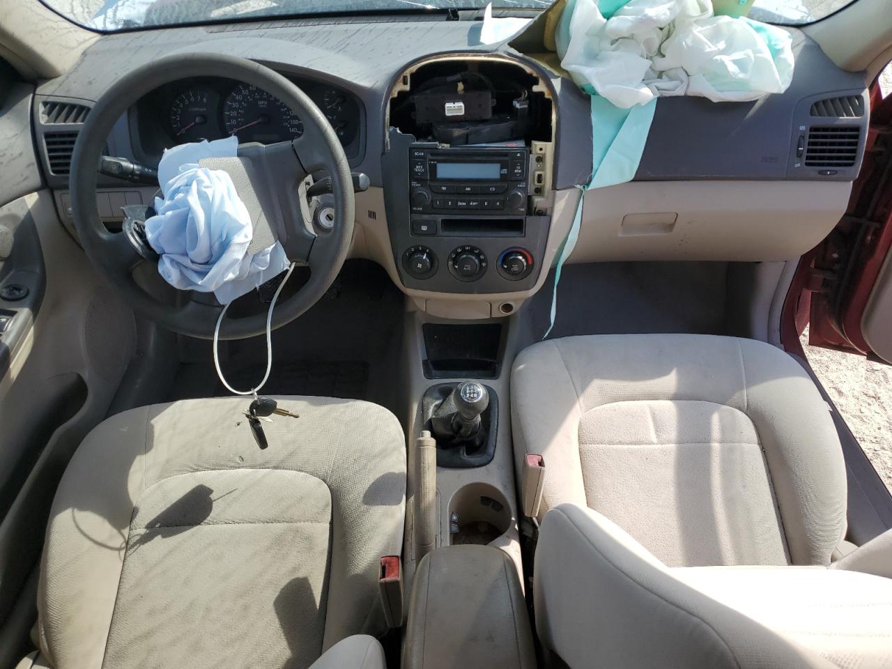 2006 Kia Spectra Lx VIN: KNAFE121X65248725 Lot: 82126215