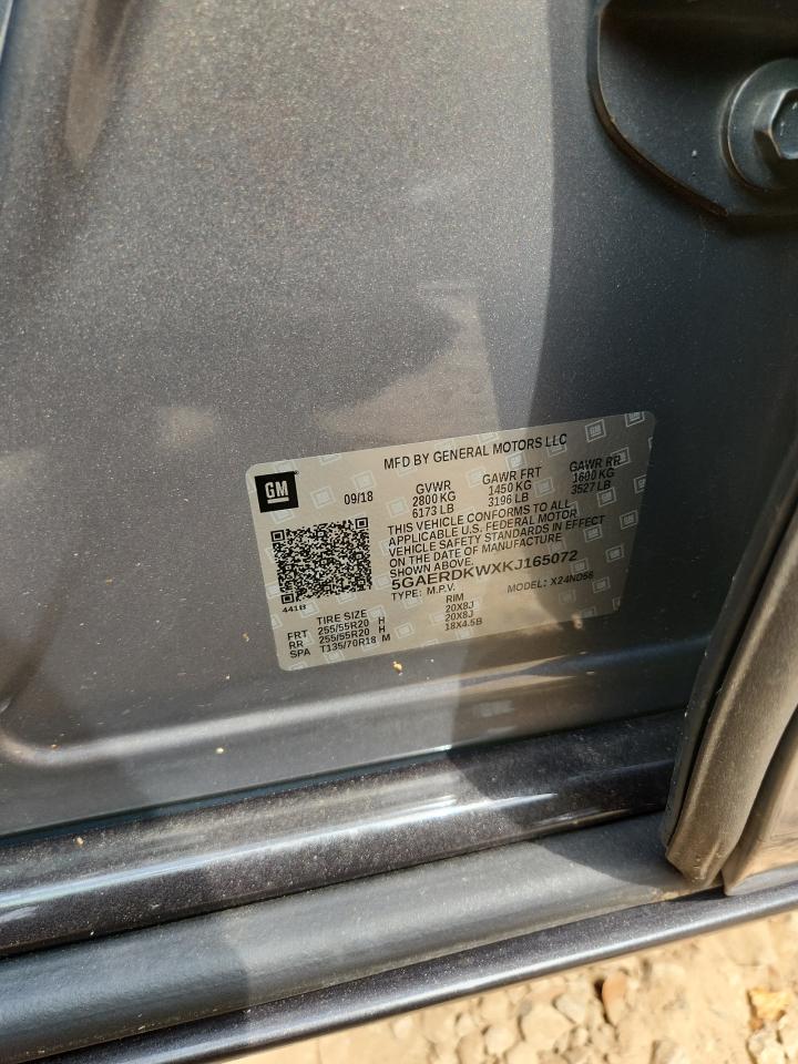 2019 Buick Enclave Avenir VIN: 5GAERDKWXKJ165072 Lot: 94225905