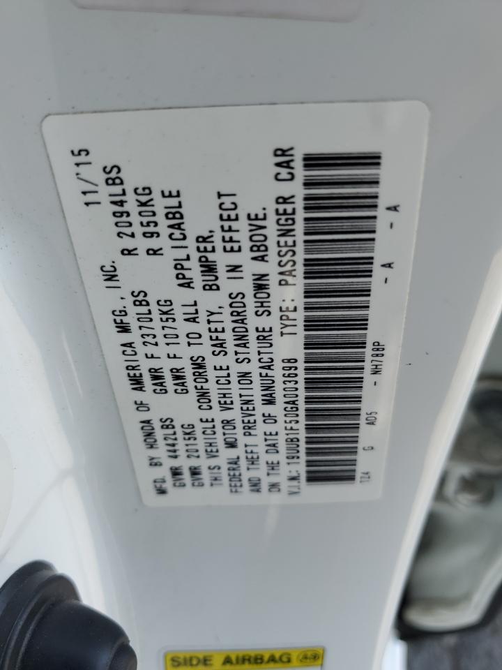 2016 Acura Tlx Tech VIN: 19UUB1F50GA003698 Lot: 84524855