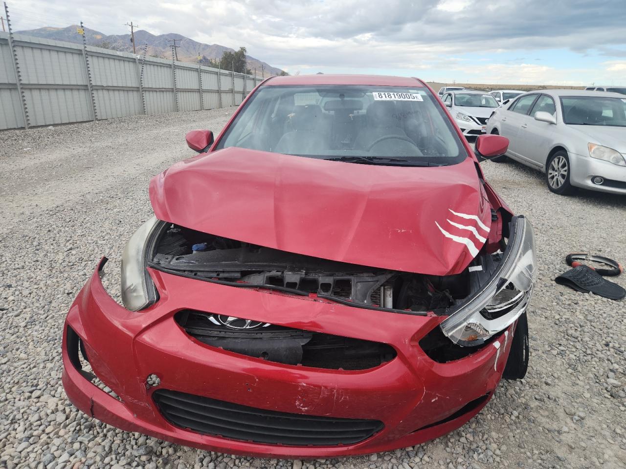 2013 Hyundai Accent Gls VIN: KMHCT4AE1DU451759 Lot: 81819005