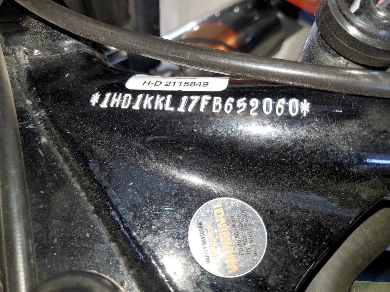 2015 Harley-Davidson Flhtkl Ultra Limited Low VIN: 1HD1KKL17FB652060 Lot: 71693735