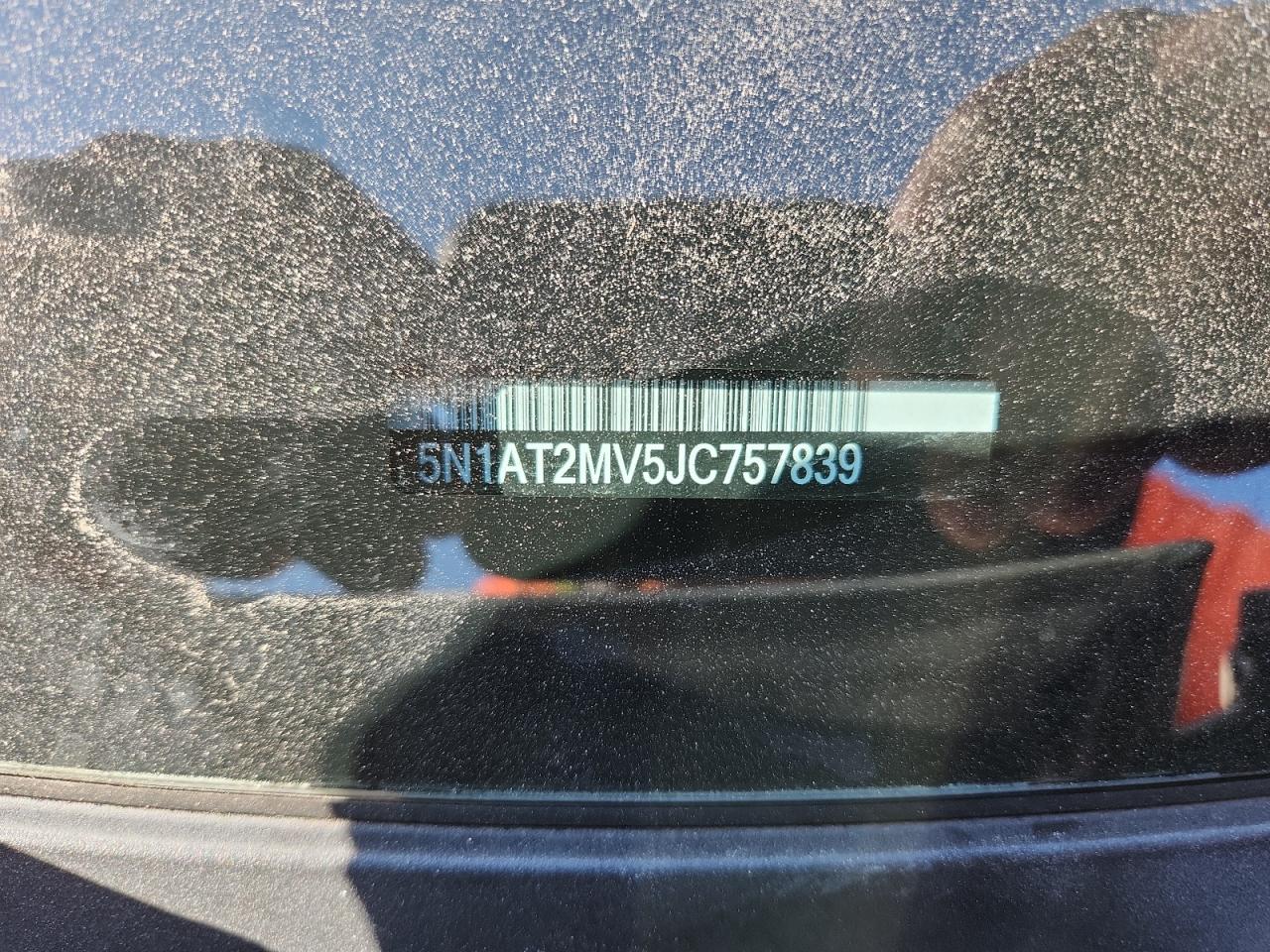 2018 Nissan Rogue S VIN: 5N1AT2MV5JC757839 Lot: 81234365