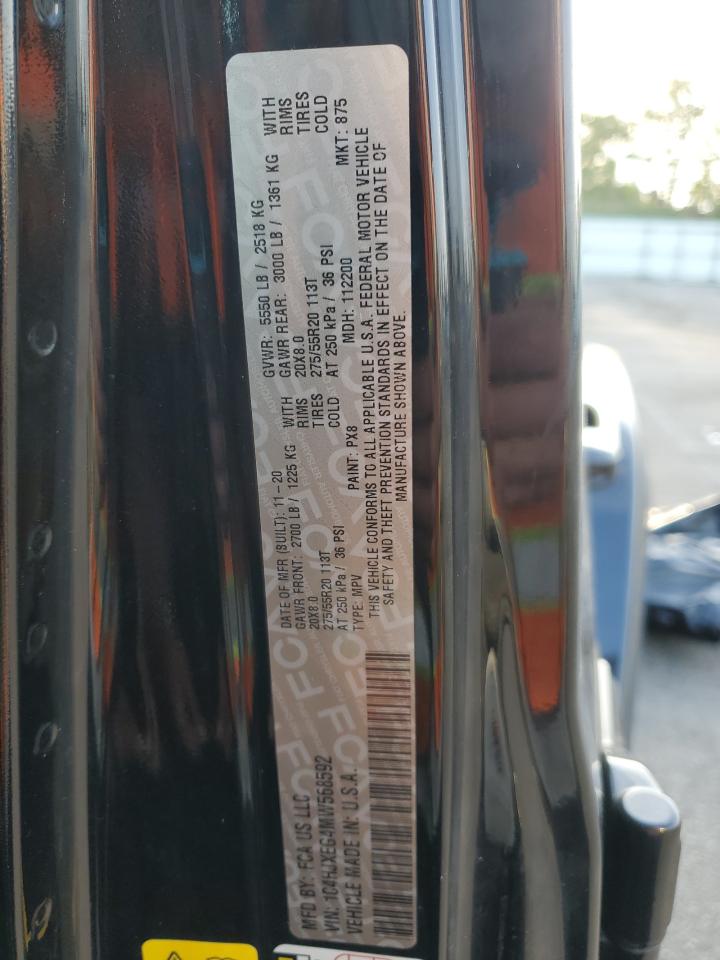 2021 Jeep Wrangler Unlimited Sahara VIN: 1C4HJXEG4MW568592 Lot: 80363145