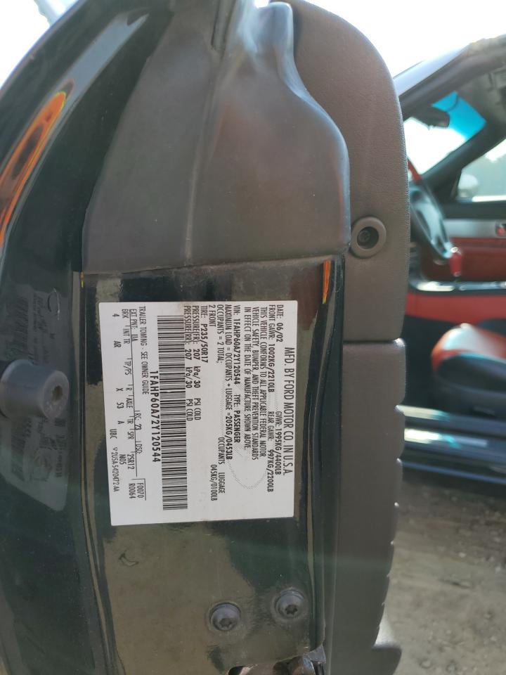 2002 Ford Thunderbird VIN: 1FAHP60A72Y120544 Lot: 80894685