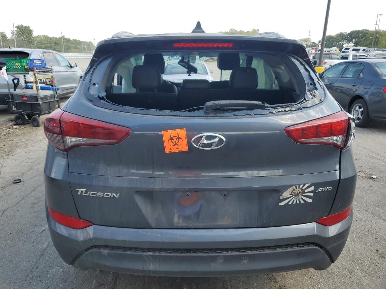 2017 Hyundai Tucson Limited VIN: KM8J3CA47HU482111 Lot: 81373575