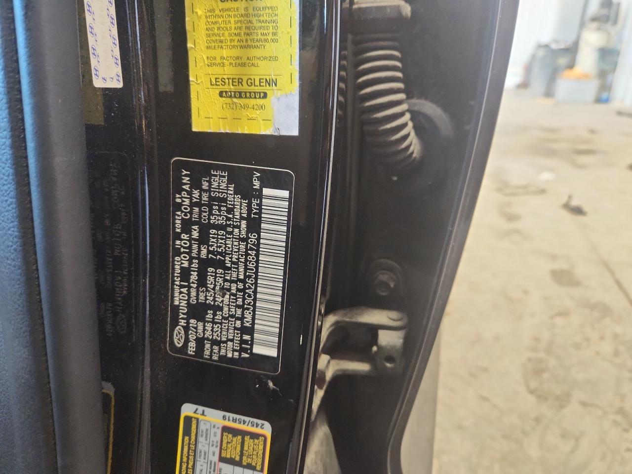 2018 Hyundai Tucson Value VIN: KM8J3CA26JU684796 Lot: 81144615