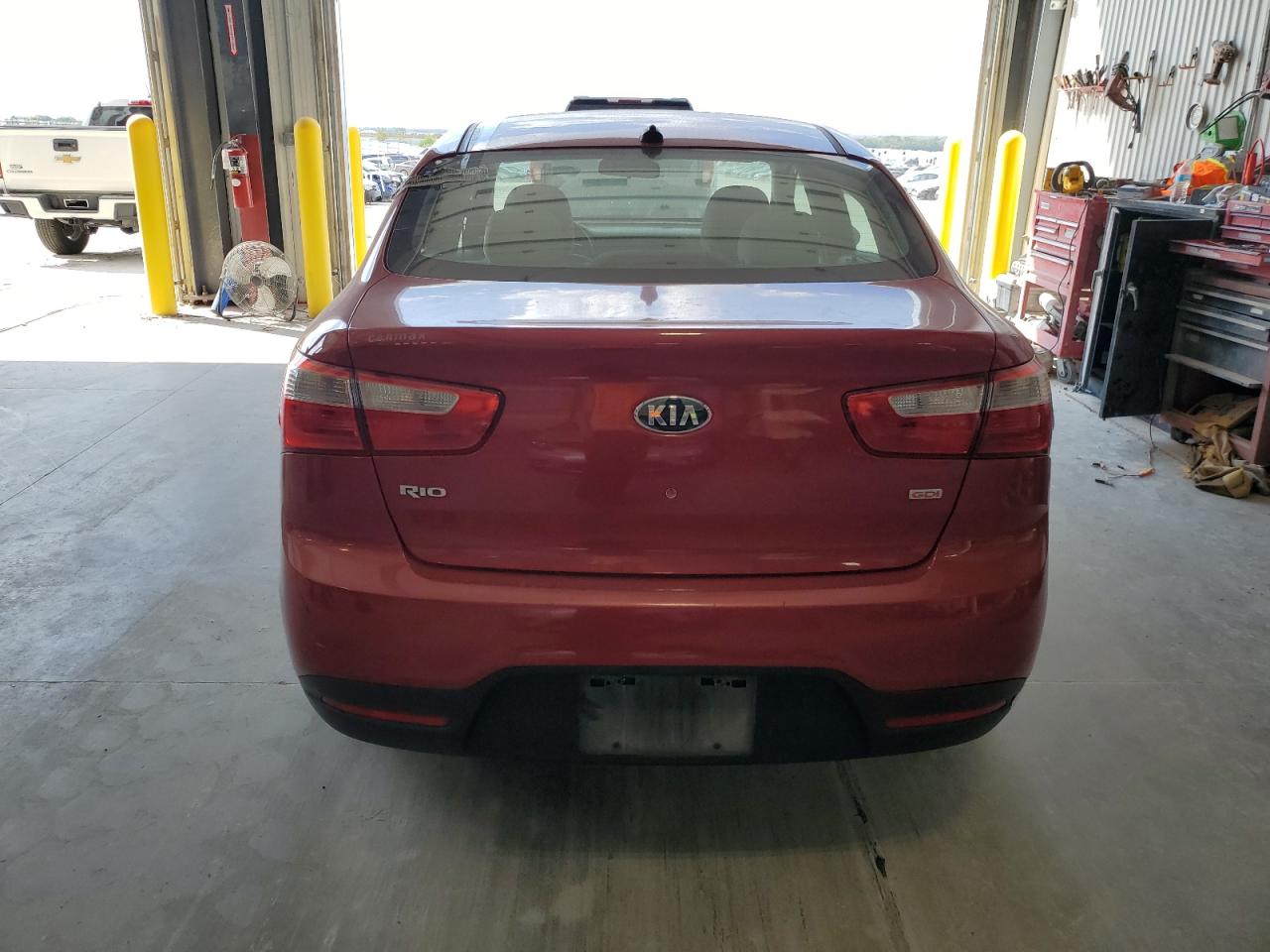 2013 Kia Rio Lx VIN: KNADM4A38D6308555 Lot: 81848085