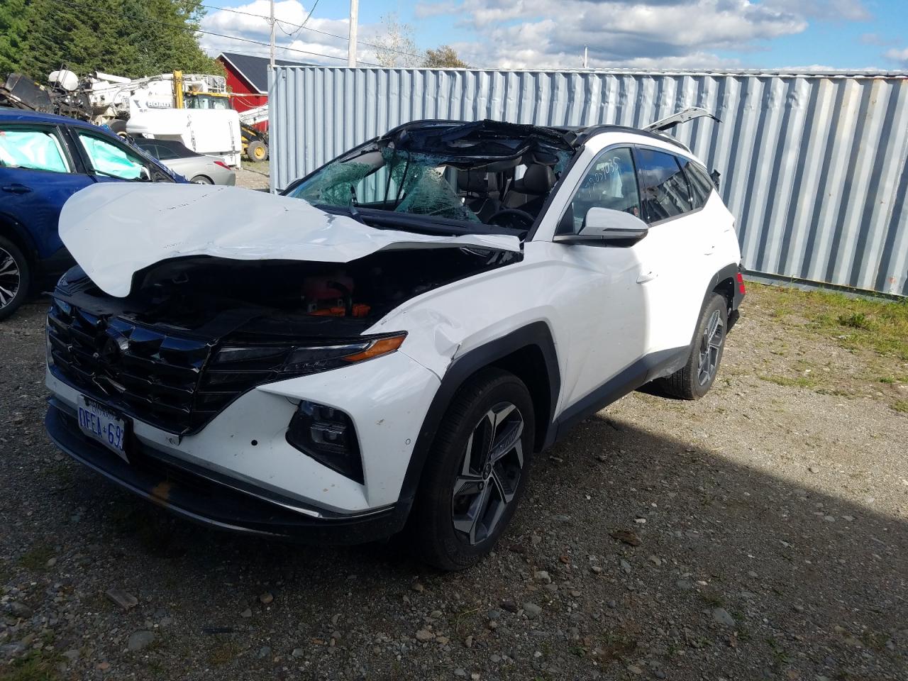 2022 HYUNDAI TUCSON WHITE VIN: KM8JCCA10NU016344