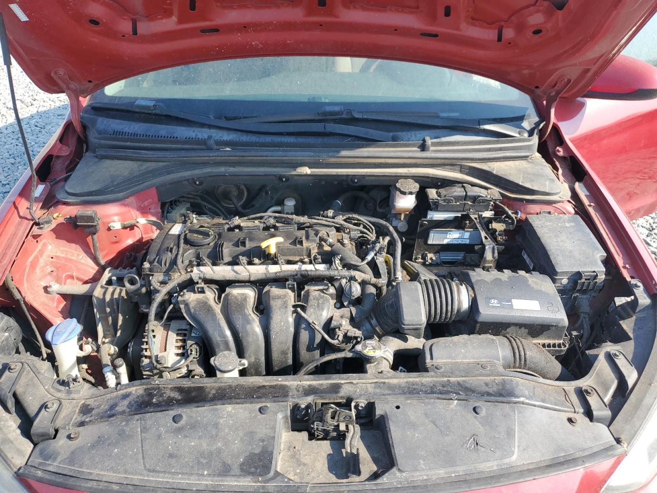 2017 Hyundai Elantra Se VIN: KMHD74LF7HU086640 Lot: 81371755