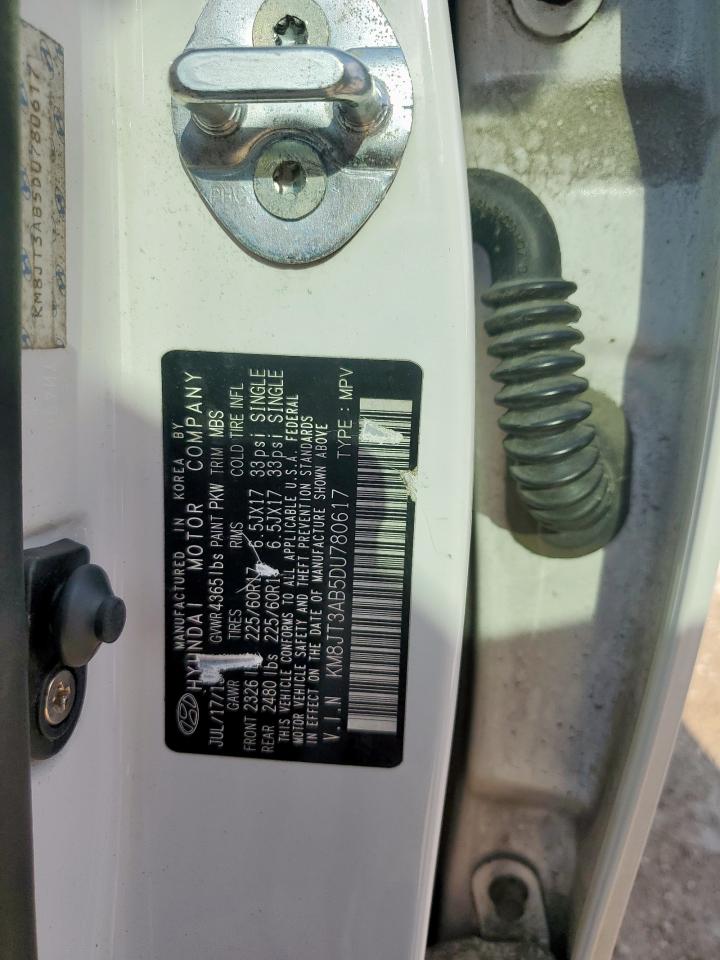 2013 Hyundai Tucson Gl VIN: KM8JT3AB5DU780617 Lot: 84361665