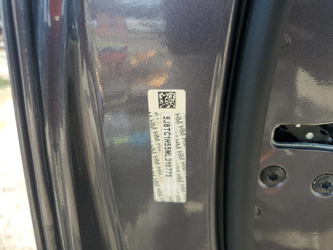 2021 Acura Rdx Technology VIN: 5J8TC1H55ML016775 Lot: 84210955