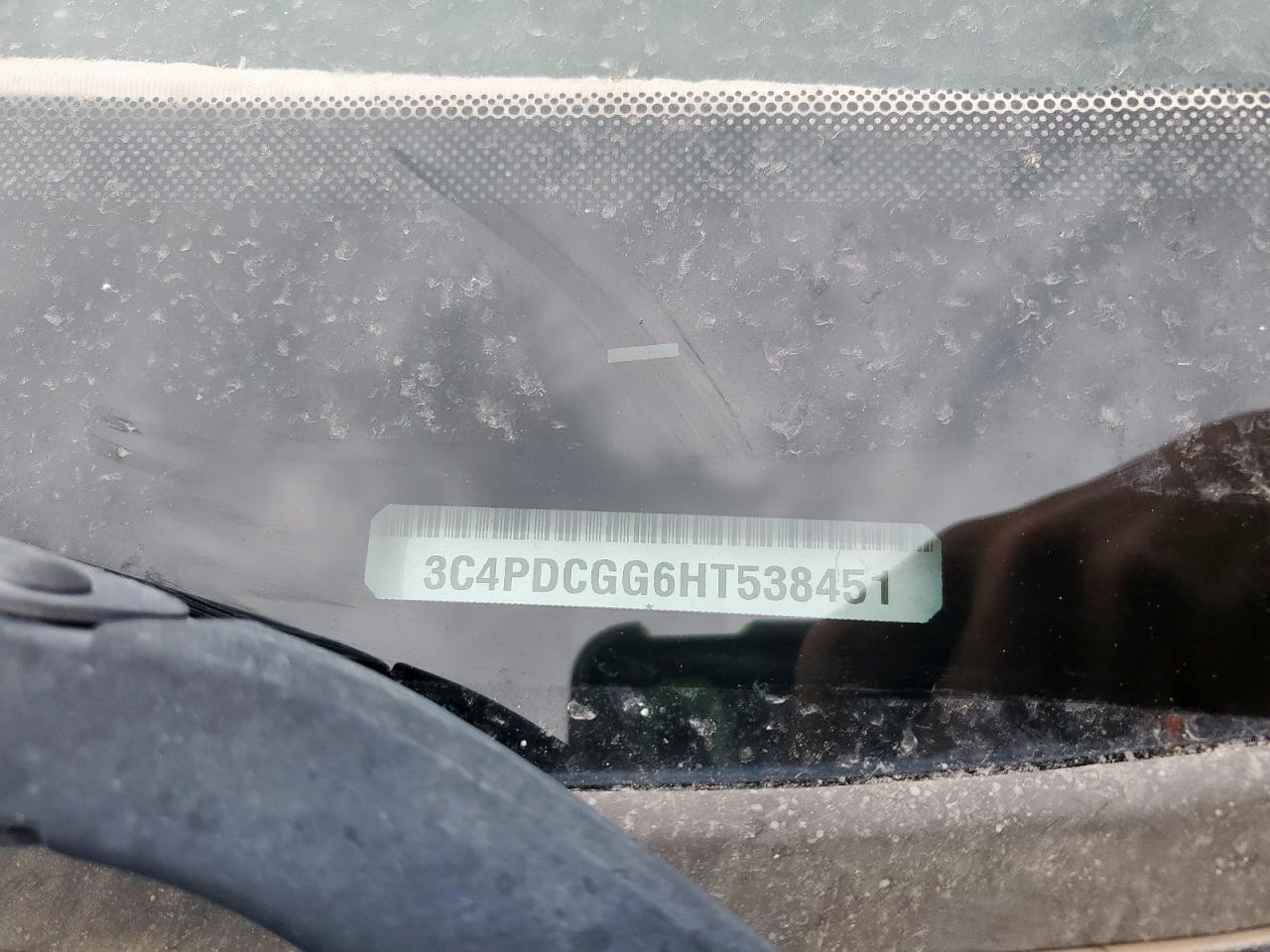 2017 Dodge Journey Crossroad VIN: 3C4PDCGG6HT538451 Lot: 71884065