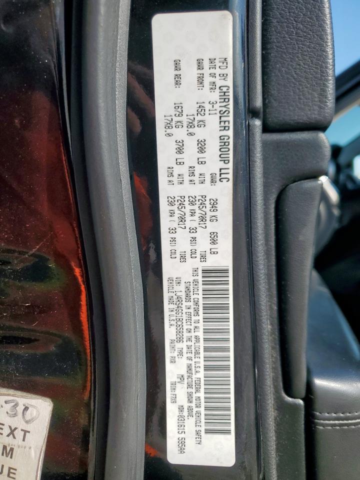 2011 Jeep Grand Cherokee Laredo VIN: 1J4RS4GG1BC658286 Lot: 71428105