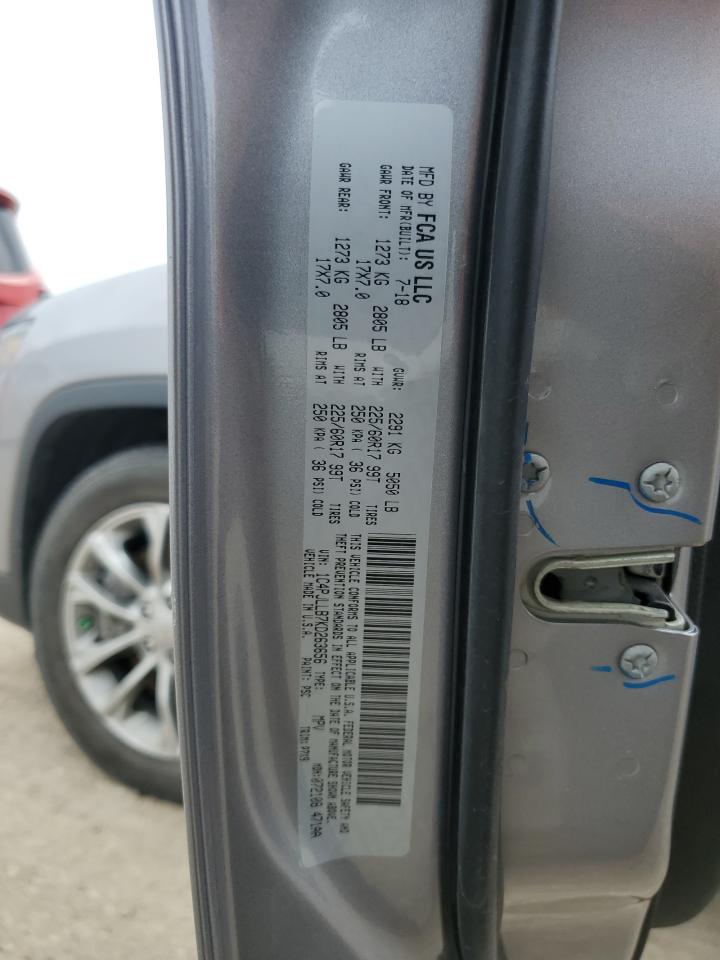 2019 Jeep Cherokee Latitude Plus VIN: 1C4PJLLB7KD263656 Lot: 81299245