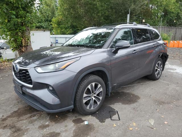  TOYOTA HIGHLANDER 2022 Угольный