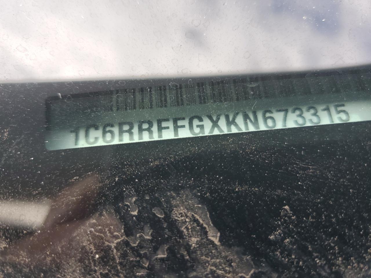 2019 Ram 1500 Big Horn/Lone Star VIN: 1C6RRFFGXKN673315 Lot: 81582835