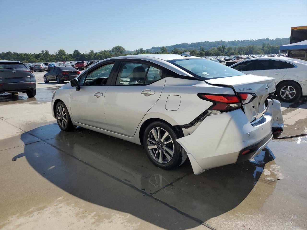 2020 Nissan Versa Sv silver null gasoline 3N1CN8EV8LL837171 photo #3