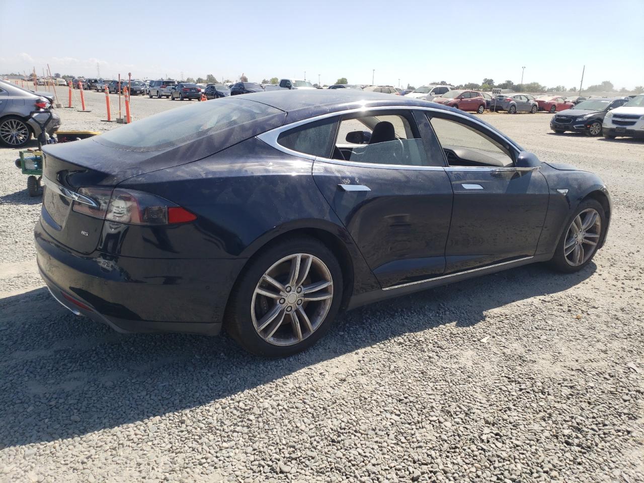 2015 Tesla Model S 85 blue  Electric 5YJSA1H14FF080616 photo #4