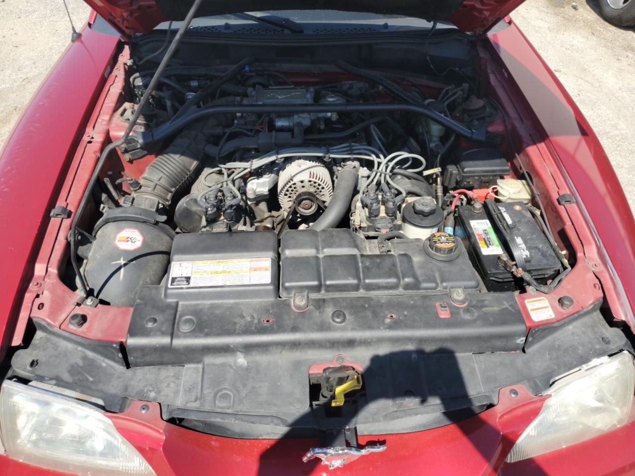 1996 Ford Mustang Gt VIN: 1FALP45X9TF163338 Lot: 71815345