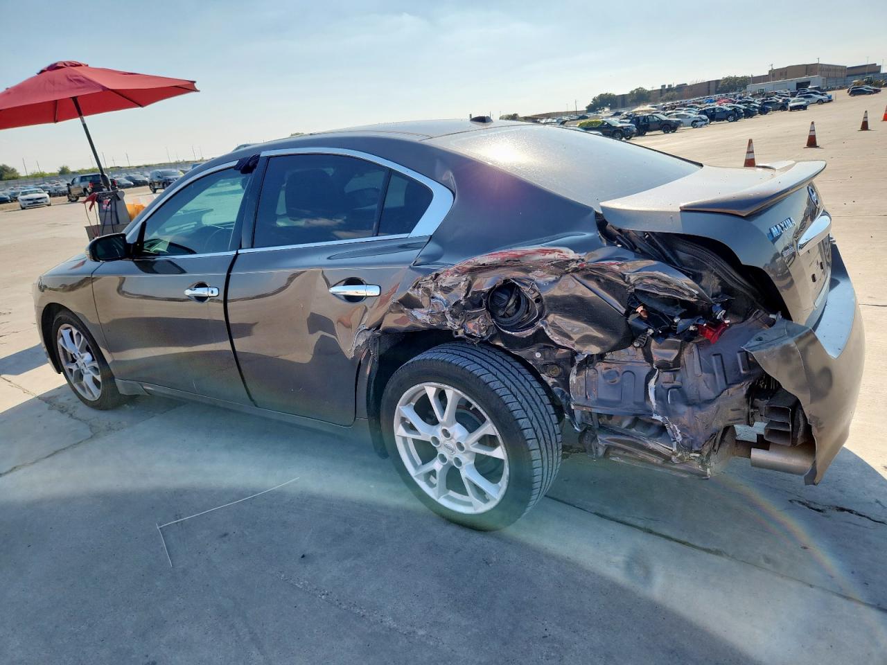 2013 Nissan Maxima S brown null gas 1N4AA5AP9DC825409 photo #3