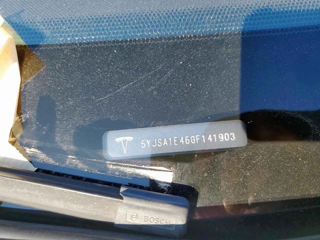 2016 Tesla Model S VIN: 5YJSA1E46GF141903 Lot: 68176285