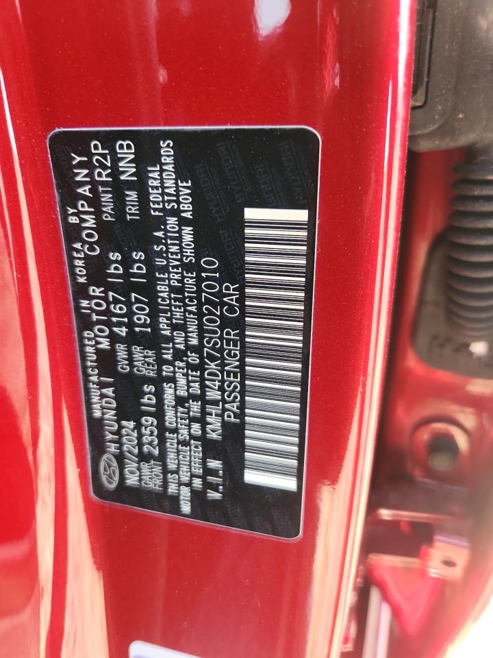 2025 Hyundai Elantra N VIN: KMHLW4DK7SU027010 Lot: 81755835