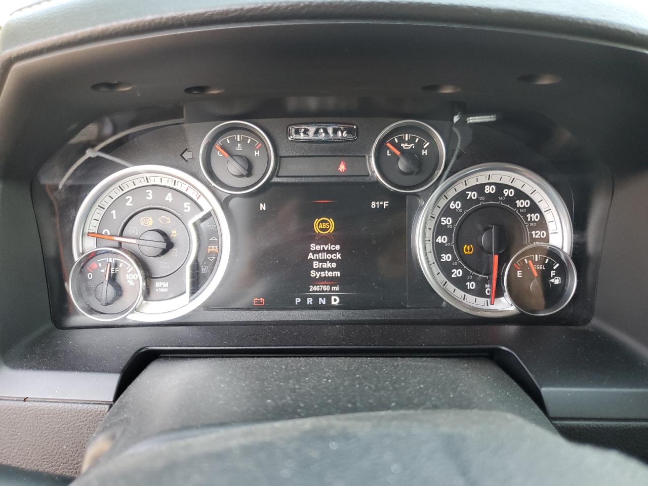 2015 Ram 1500 Laramie VIN: 1C6RR7VM8FS689033 Lot: 71743295