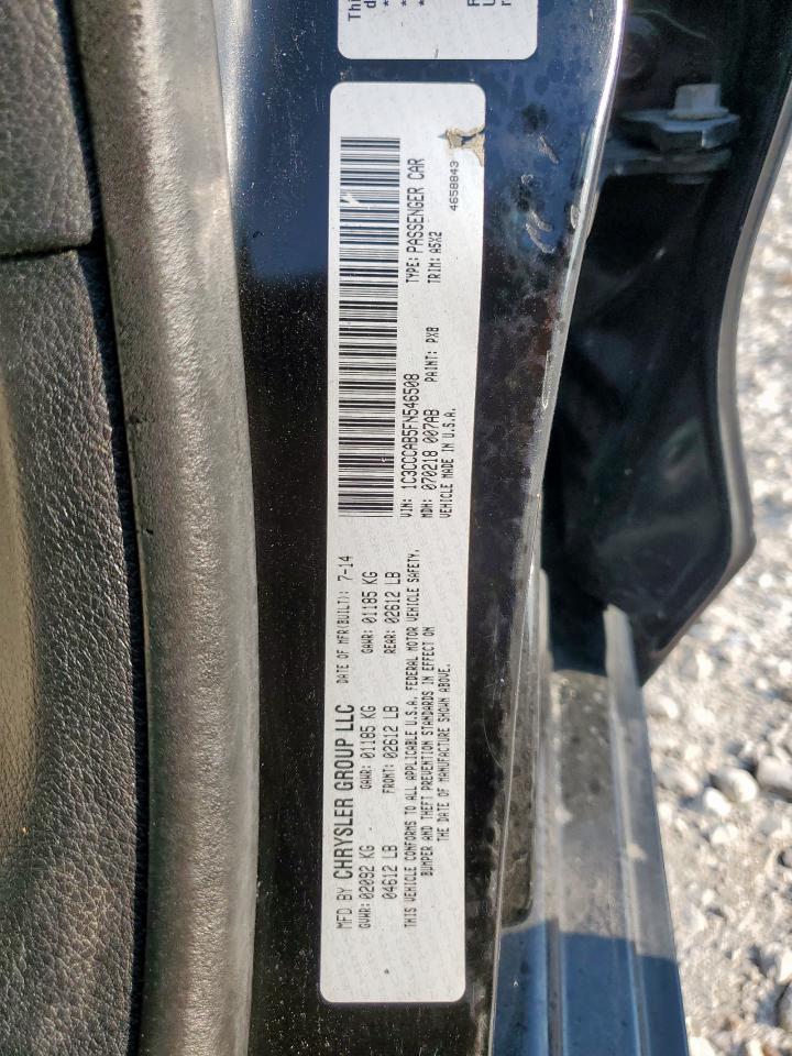 2015 Chrysler 200 Limited VIN: 1C3CCCAB5FN546508 Lot: 71438885