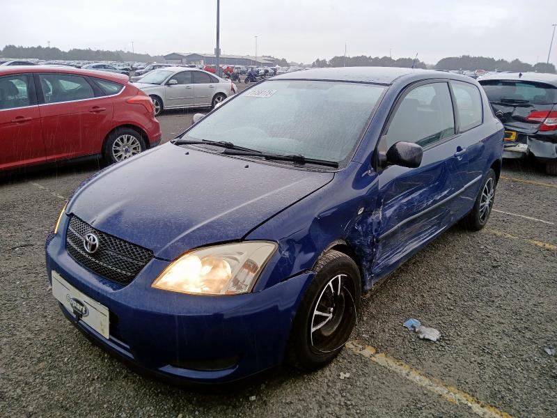 2003 TOYOTA COROLLA T2 VVTI  for sale at Copart SANDTOFT