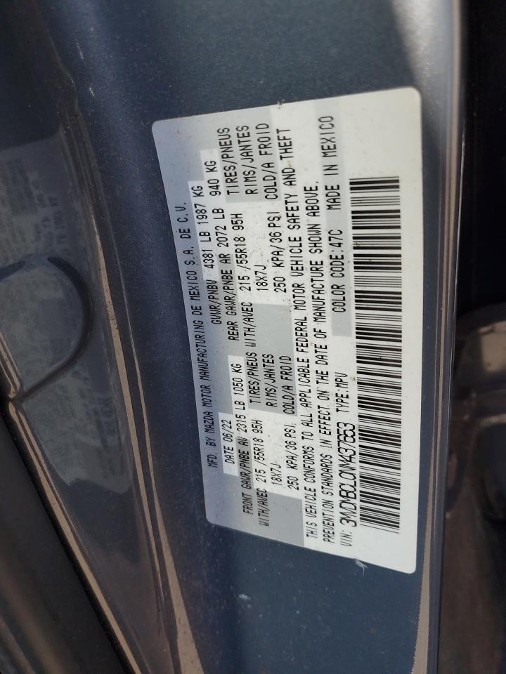 2022 Mazda Cx-30 Preferred VIN: 3MVDMBCL0NM437653 Lot: 81692975