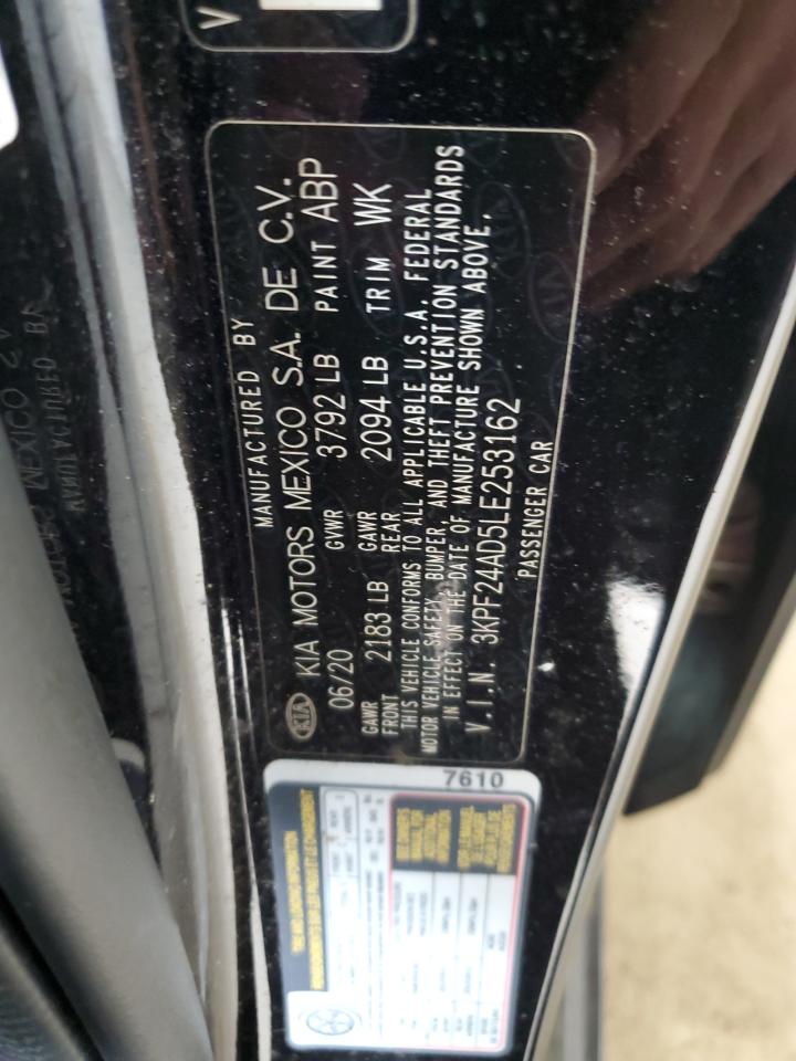 2020 Kia Forte Fe VIN: 3KPF24AD5LE253162 Lot: 81669635