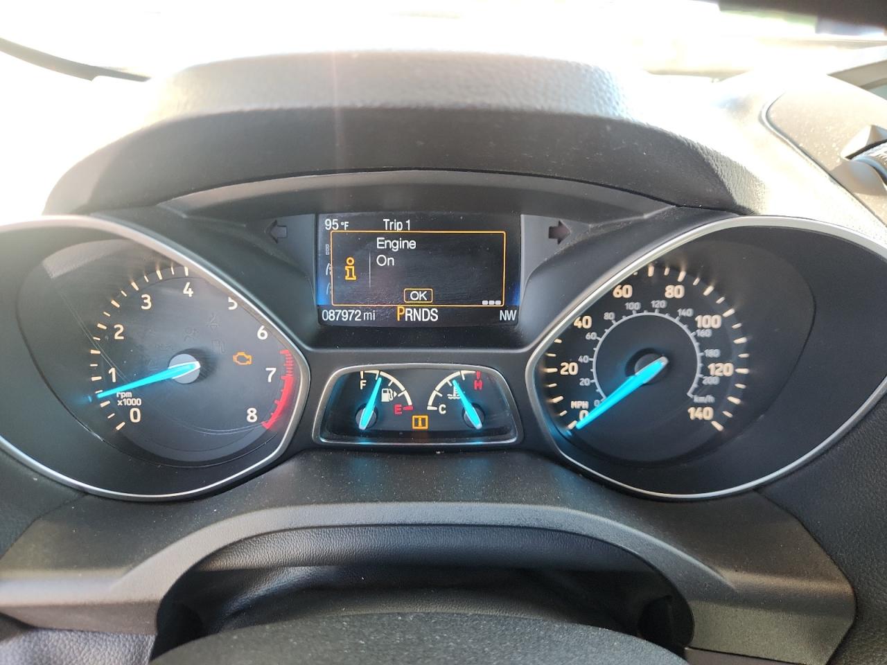 2017 Ford Escape S VIN: 1FMCU0F77HUA50948 Lot: 80824155