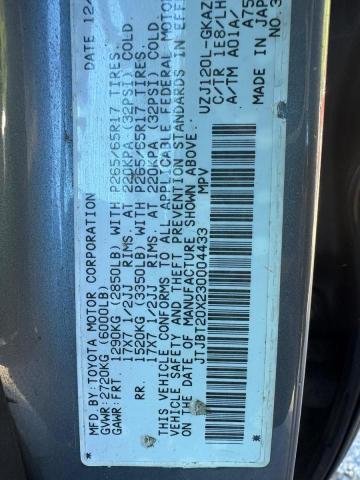 2003 LEXUS GX 470  