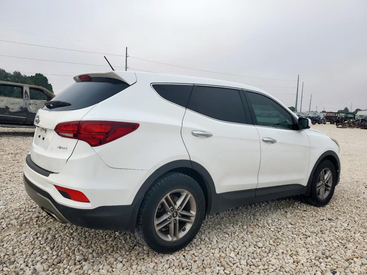 2018 Hyundai Santa Fe Sport white null gas 5NMZT3LB2JH074812 photo #4