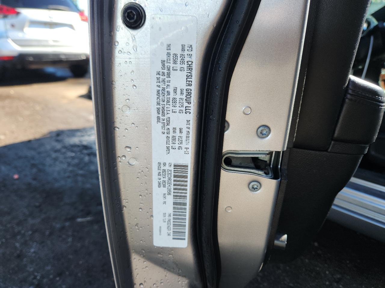 2014 Chrysler 300 VIN: 2C3CCARG3EH120506 Lot: 81663845