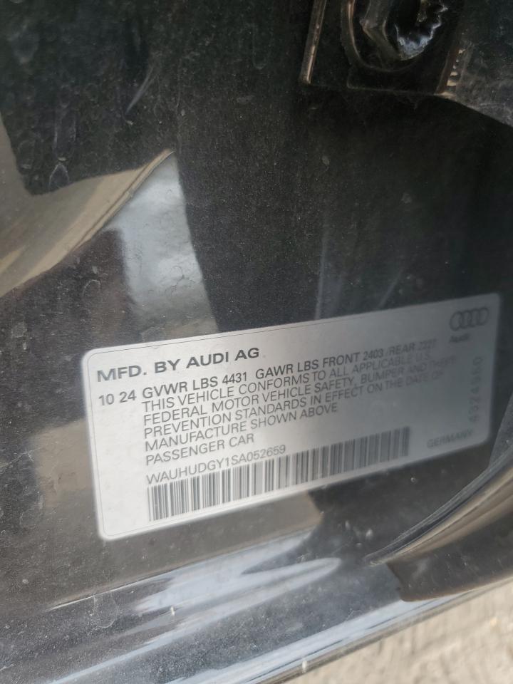 2025 Audi A3 Premium Plus VIN: WAUHUDGY1SA052659 Lot: 81044085