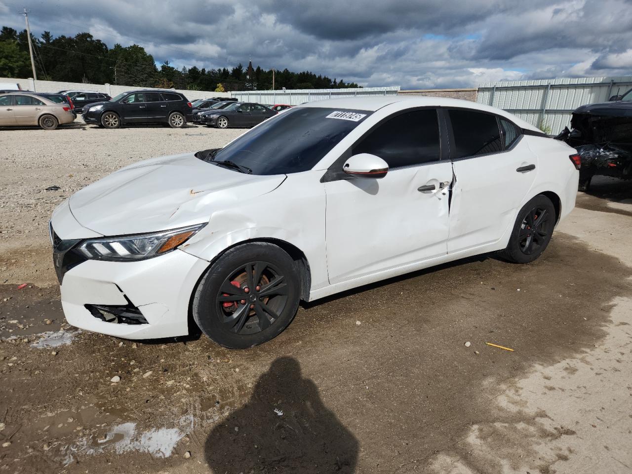 2021 Nissan Sentra Sv white null gas 3N1AB8CVXMY271554 photo #1