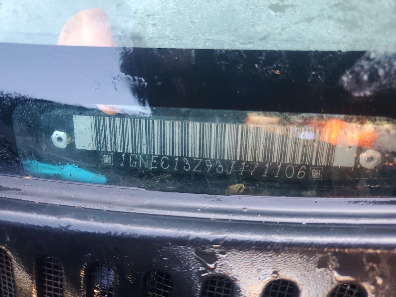 2003 Chevrolet Tahoe C1500 VIN: 1GNEC13Z93J171106 Lot: 80452125